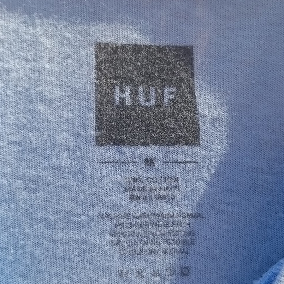 Huf Worldwide Blue Ombre Tie Dye Shirt - Picture 4 of 7